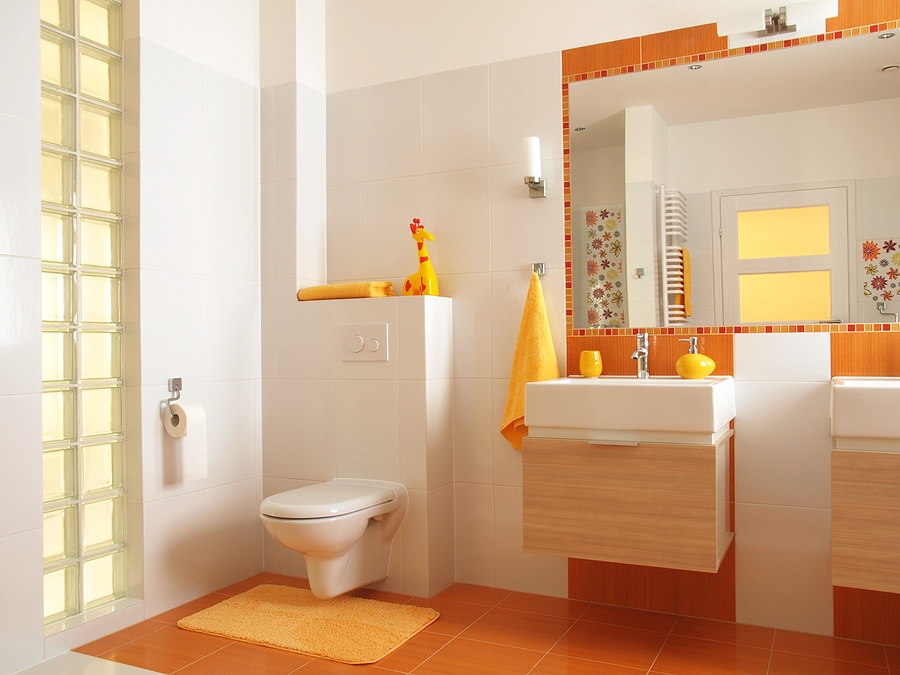 kid friendly bathroom design